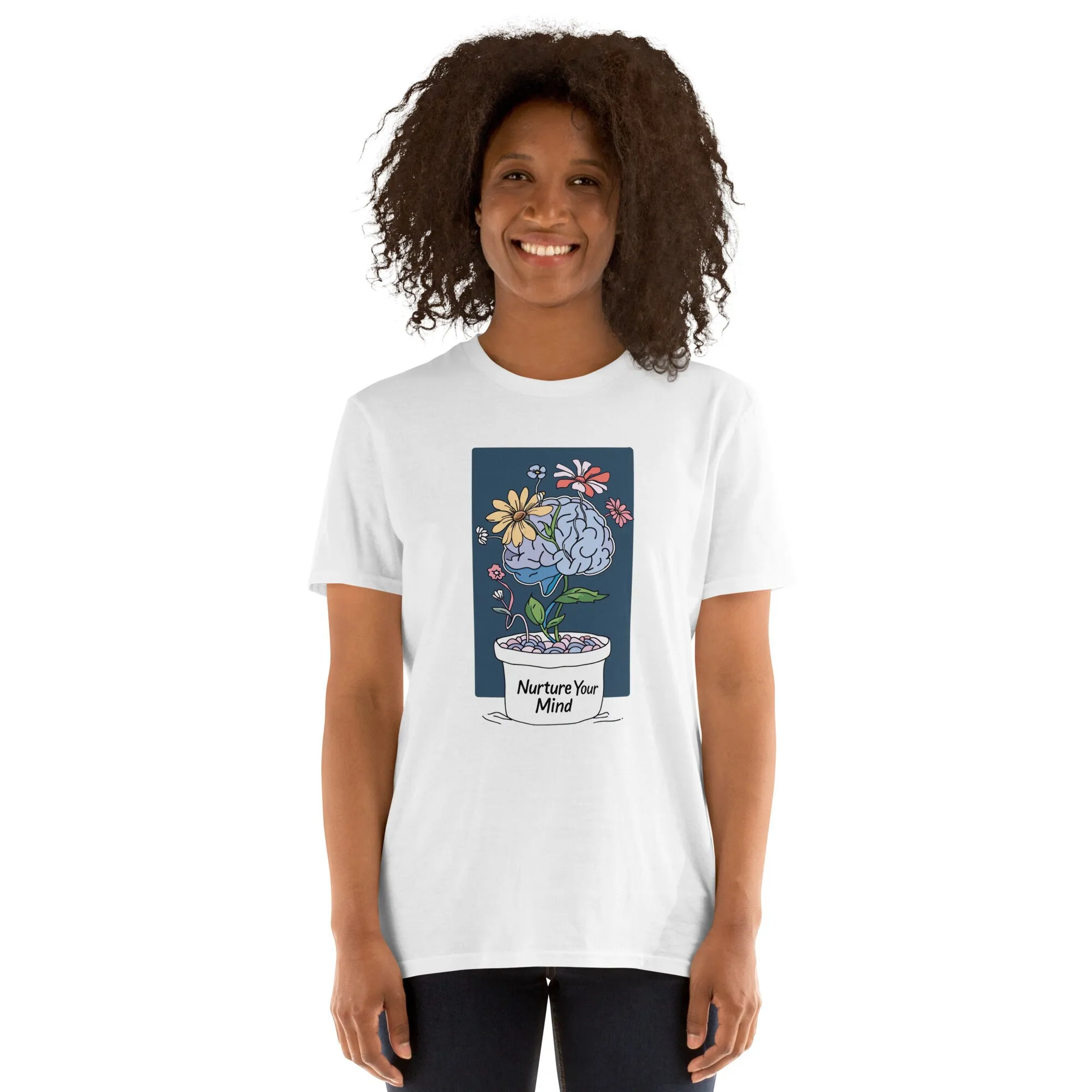 Your Health Wellness - Camiseta Nurture Your Mind, Mensagem Inspiradora