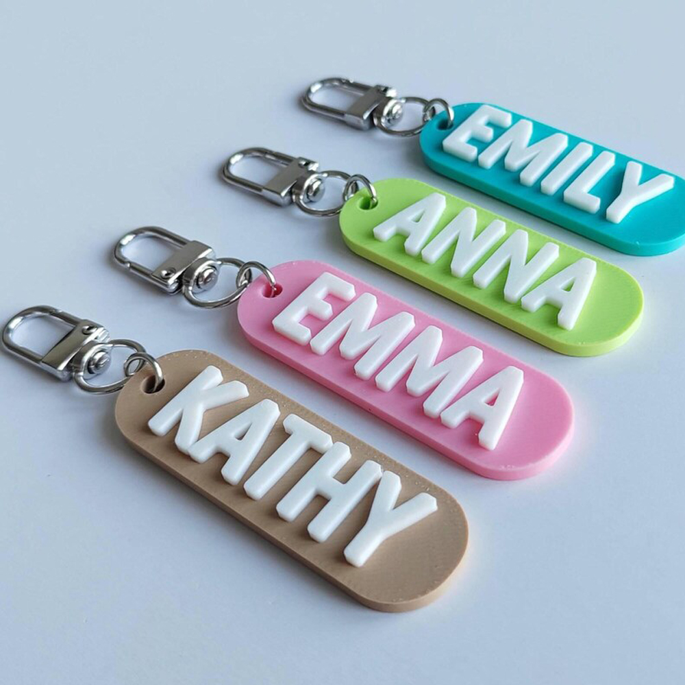 Health Wellness Gifts - Chaveiro Personalizado com Nome, Chaveiro de