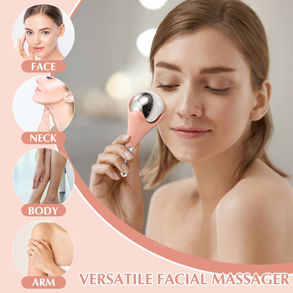 Massageador Facial de Aço Inox - Ice Roller Face Cold avaliação e preço