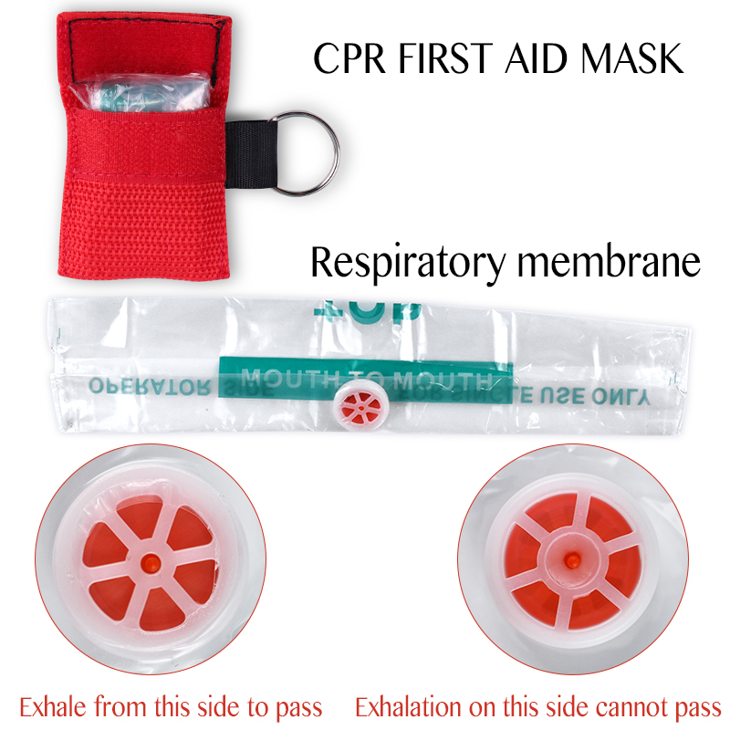 50pcs CPR Ressuscitador Máscar - Health Wellness Gifts avaliação e preço