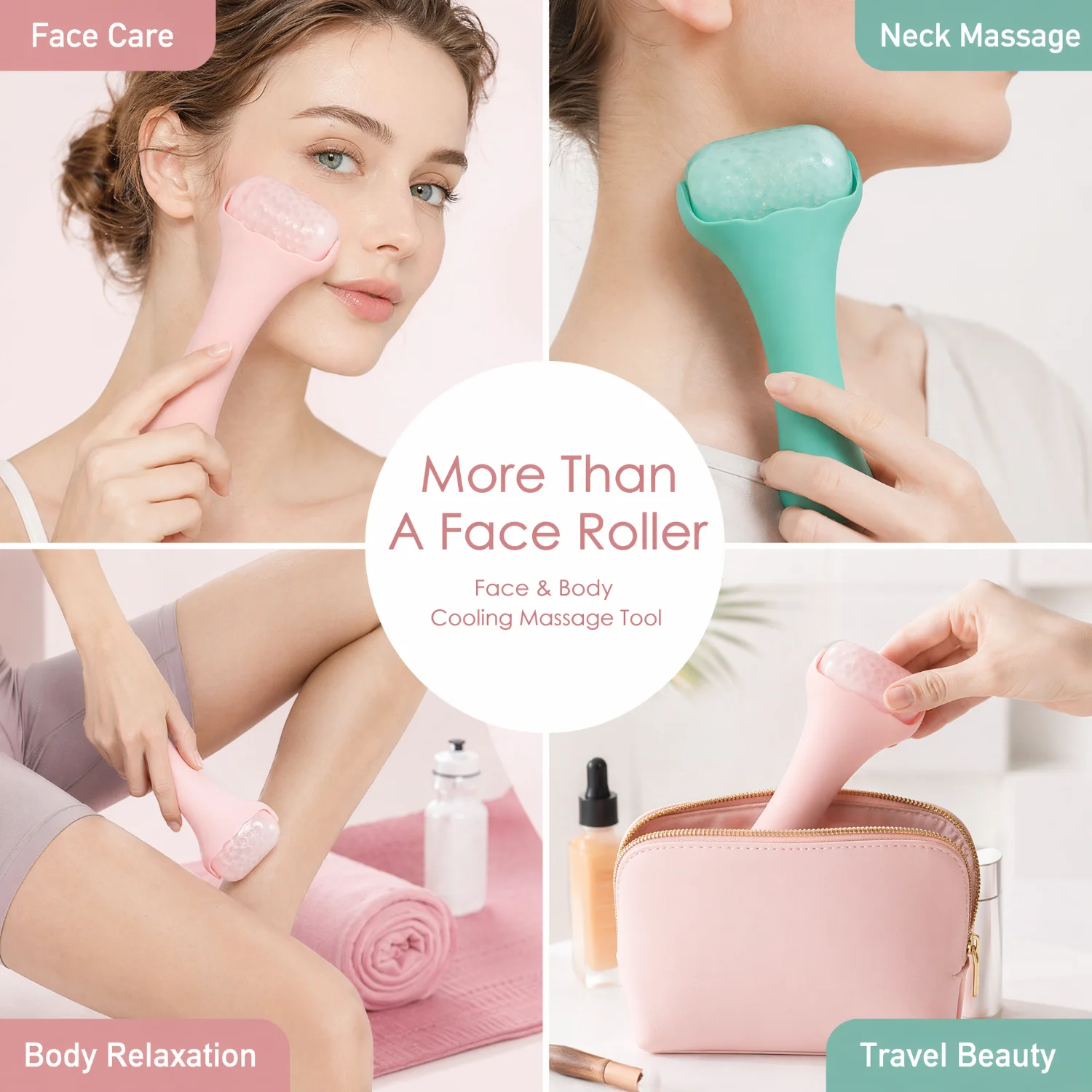 Rolo de Gelo Facial: Ferrament - Ice Roller Face Cold avaliação e preço
